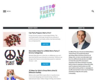 Retrothemeparty.com(Retro Theme Party) Screenshot