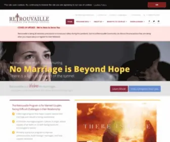 Retrouvaille.org(Retrouvaille Marriage Help Program For Struggling Couples) Screenshot