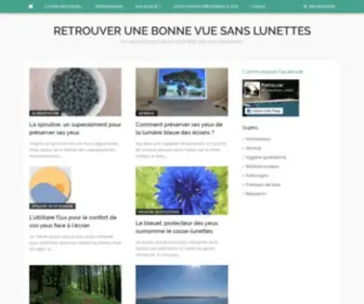 Retrouver-Une-Bonne-Vue-Sans-Lunettes.com(Retrouver Une Bonne Vue Sans Lunettes) Screenshot