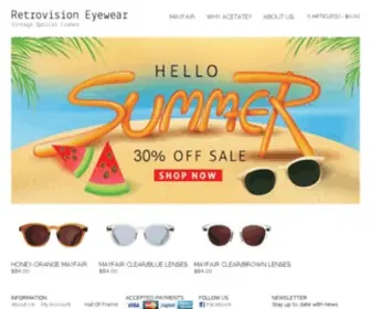 Retrovisioneyewear.com(Retrovision Eyewear) Screenshot