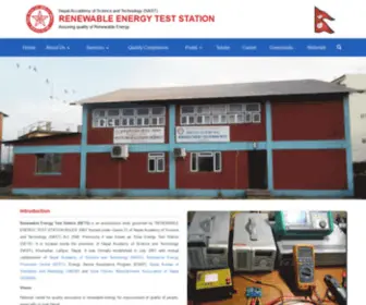 Retsnepal.org(Renewable Energy Test Station) Screenshot