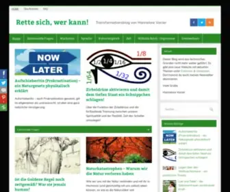 Rette-Sich-WER-Kann.com(Transformationsblog von Hannelore Vonier) Screenshot