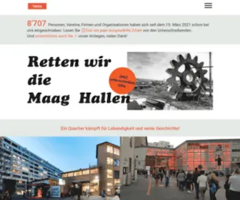 Retten-Wir-Die-Maaghallen.ch(Retten wir die MAAG Hallen in Zürich) Screenshot