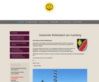 Rettenbach-Amauerberg.de(Gemeinde Rettenbach am Auerberg) Screenshot