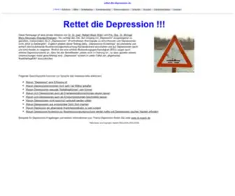 Rettet-Die-Depression.de(Rettet die Depression) Screenshot