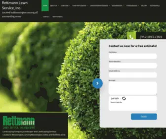 Rettmannlawn.com(Rettmann Lawn Service) Screenshot
