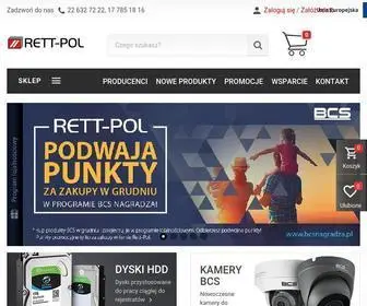 Rettpol.pl(Sklep internetowy z monitoringiem i alarmami) Screenshot