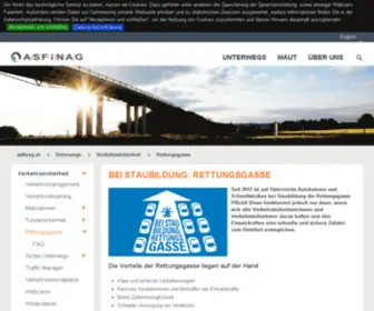 Rettungsgasse.com(Straßenrand) Screenshot