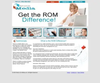 Return-ON-Media.com(Return ON Media) Screenshot