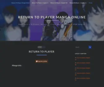 Return-TO-Player.com(Read Return to Player Manhwa Online / Read Return to player Manga Online) Screenshot