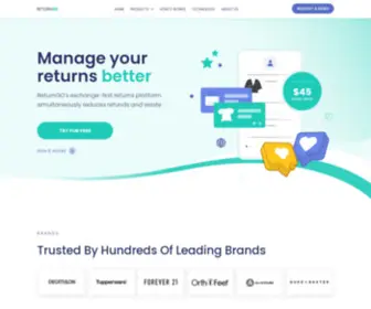 Returngo.ai(Easy-to-use self-service return management portal) Screenshot
