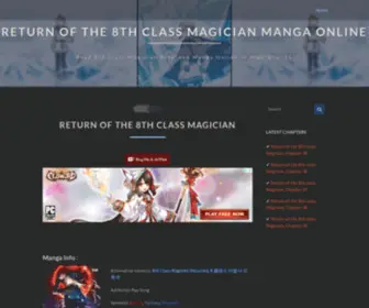 Returnoftheclassmagician.com(Read Return of the 8th Class Magician Manga Online) Screenshot