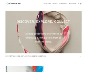 Returnonart.com(Return on Art) Screenshot