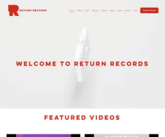 Returnrecords.com(Return Records) Screenshot