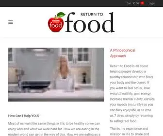 Returntofood.com(The life changing anti) Screenshot