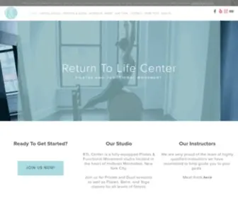 Returntolifecenter.com(Midtown Pilates Studio) Screenshot