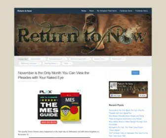 Returntonow.net(Return to Now) Screenshot