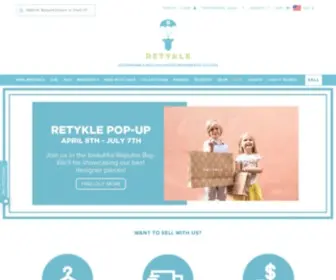 Retykle.com(Discounted Designer Baby & Kids Clothes Online Shop) Screenshot