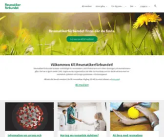Reumatiker.se(Reumatikerförbundet) Screenshot