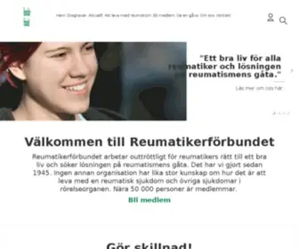 Reumatikerforbundet.org(Reumatikerförbundet) Screenshot