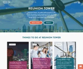 Reuniontower.com(Reunion Tower) Screenshot