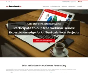 Reuniwatt.com(Solar energy forecasting) Screenshot