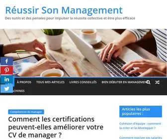 Reussir-Son-Management.com(Réussir) Screenshot