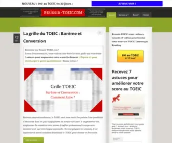 Reussir-Toeic.com(Réussir TOEIC) Screenshot