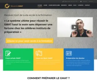 Reussirlegmat.com(Cours Particuliers de GMAT en face à face) Screenshot