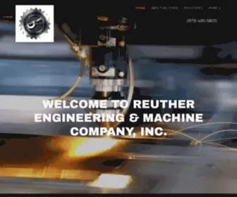 Reutherengineering.com(Reuther Engineering & Machine Company) Screenshot