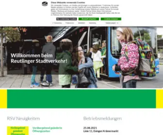 Reutlinger-Stadtverkehr.de(Reutlinger Stadtverkehr) Screenshot