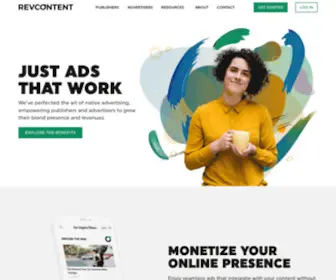 RevContent.com(Just Ads That Work) Screenshot