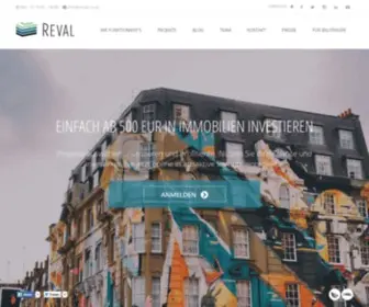 Reval.co.at(Crowdinvesting) Screenshot