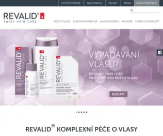 Revalid.cz(KOMPLEXNÍ SYSTÉM VLASOVÉ PÉČE) Screenshot