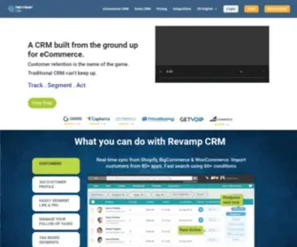 Revampcrm.com(ECommerce CRM) Screenshot