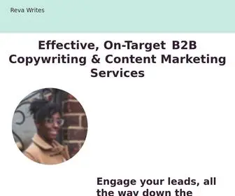 Revawrites.com(Freelance B2B Content Writer) Screenshot