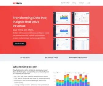 Revdata.io(Transforming Data into Insights that Drive Revenue) Screenshot