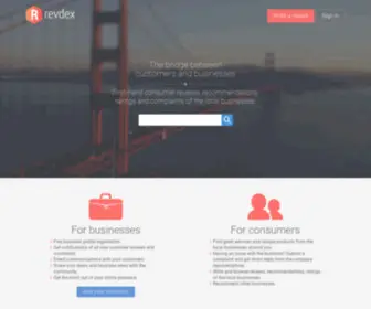 Revdex.com(Business Services Reviews) Screenshot