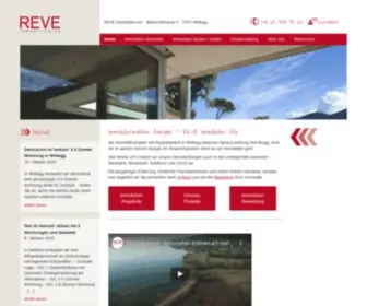 Reveag.ch(Immobilienmakler Aargau) Screenshot