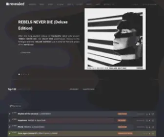 Revealedrecordings.com(Revealed Recordings Official Website (Hardwell)) Screenshot