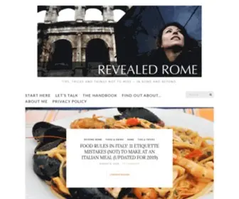 Revealedrome.com(Revealed Rome) Screenshot