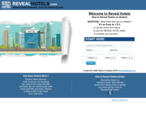 Revealhotels.com(Revealhotels) Screenshot