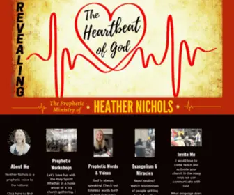 Revealingtheheartbeatofgod.com(Revealing the Heartbeat of God) Screenshot