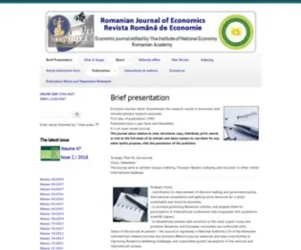 Revecon.ro(Economic journal edited by Institute of National Economy) Screenshot
