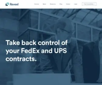 Reveelgroup.com(Reveel is a logistics & shipping management platform) Screenshot