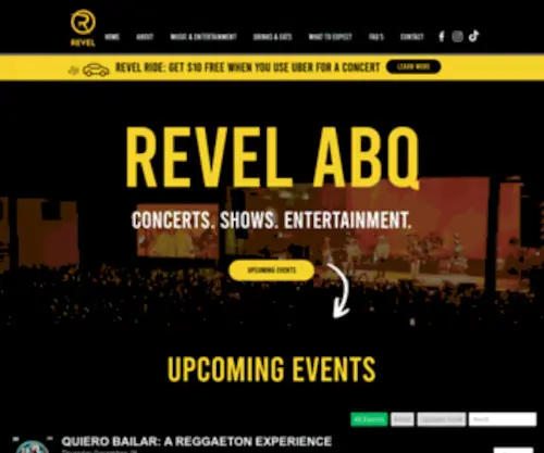 Revelabq.com(Revel ABQ) Screenshot