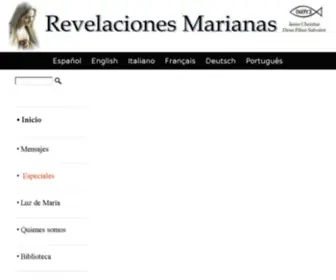 Revelacionesmarianas.com(REVELACIONES MARIANAS) Screenshot