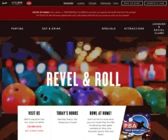 Revelandroll.com(Bowling Alley & Sports Bar in Ann Arbor) Screenshot