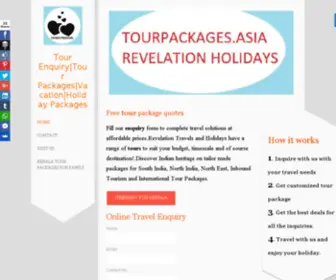 Revelationholidays.com(Revelation Travels and Holidays) Screenshot