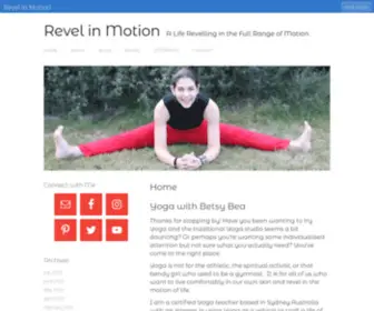 Revelinmotion.com(Revel in Motion) Screenshot